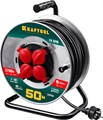 KRAFTOOL K-315, КГ 3х1.5 50м 3700Вт IP44, Силовой удлинитель на стальной катушке (55085-50) 32565 - фото 82092