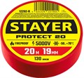 STAYER Protect-20 19 мм х 20 м красная, Изоляционная лента пвх, PROFESSIONAL (12292-R) 3816422 - фото 85407