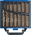ЗУБР КОБАЛЬТ 99шт(1-10мм), Набор сверл по металлу, сталь Р6М5К5, класс А, мет.бокс 7749353