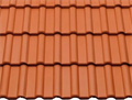 Черепица цементно-песчаная рядовая BRAAS Франкфурт красный 41999