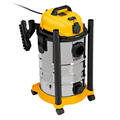 Пылесос строительный LVC30, 1400 Вт, бак 30 л, шланг 3 м, розетка с автосинхр. Denzel 97652 42231